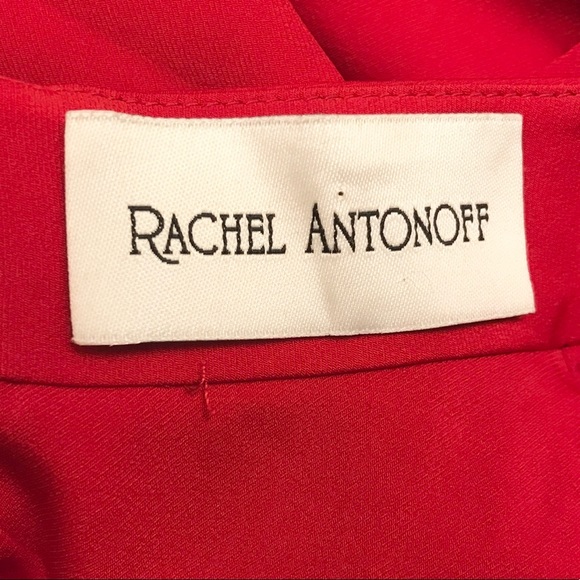 Sold Rachel Antonoff RED JUMPSUIT disco plunge - Picture 6 of 8